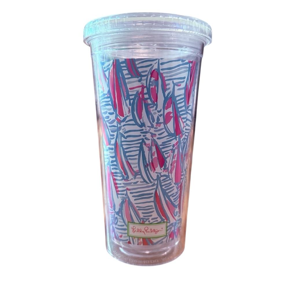 Lilly Pulitzer‎ Tumbler Red Right Return Print Cup